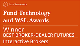 Avaliações da Interactive Brokers: Fund Technology & WSL Institutional Awards 2017 - Melhor corretora para a negociação de futuros