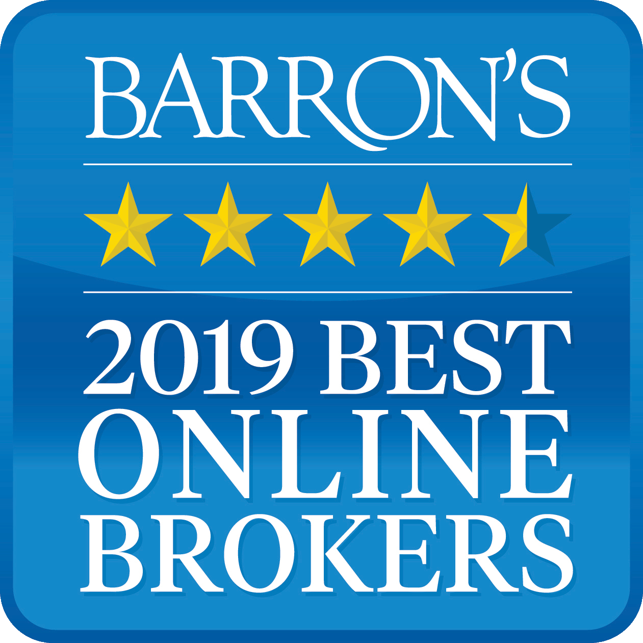 A Interactive Brokers foi classificada como a melhor corretora on-line de 2019 pela Barron's.