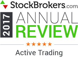 Avaliações da Interactive Brokers: Stockbrokers.com Awards 2017 - 5 estrelas - Negociação ativa