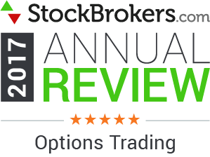 Avaliações da Interactive Brokers: Stockbrokers.com Awards 2017 - 5 estrelas - Negociação de opções