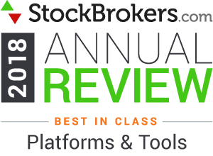 Avaliações da Interactive Brokers: Stockbrokers.com Awards 2018 - 1º lugar na categoria "Plataformas e ferramentas" em 2018